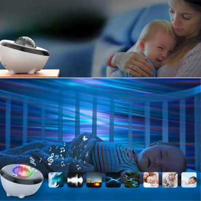 Veilleuse-Bebe-Projection-Plafond-sommeil